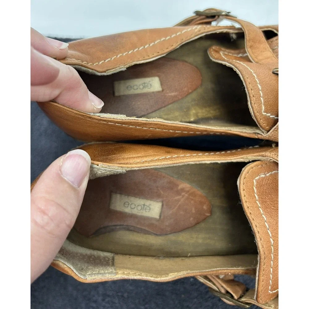 Urban Outfitters Ecote Womens Size 8 Brown Mary Jane Heels